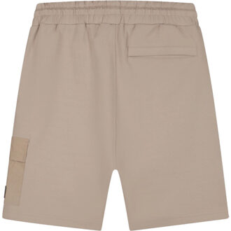 Malelions Nylon pocket cargo short Ecru - M