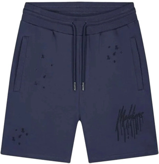 Malelions Painter shorts donkerblauw Herenlions , Blue , Heren - Xl,L,M,S