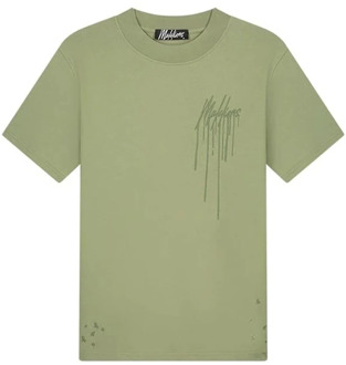 Malelions Painter t-shirts groen Herenlions , Green , Heren - Xl,L,M,S