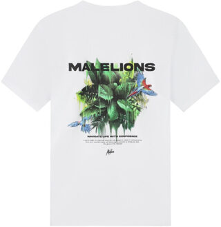 Malelions Parrot t-shirt Wit - S