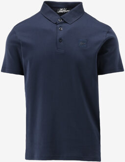 Malelions Poloshirt SIGNATURE PATCH POLO donker blauw