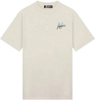 Malelions Split Off White T-shirt Herenlions , White , Heren - Xl,L,M