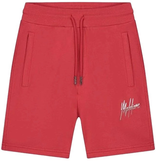 Malelions Split Short Heren rood - wit - grijs - L