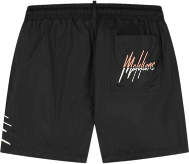 Malelions Split swim short Zwart