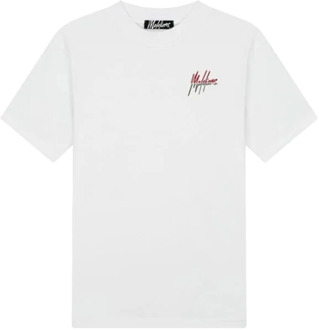 Malelions Split T-shirt Herenlions , White , Heren - Xl,L,M,S