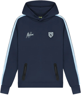 Malelions Sport Academy Hoodie MS2-AW23-11-311 Blauw-M maat M