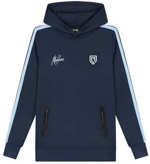 Malelions Sport Academy Hoodie MS2-AW23-11-311 Blauw maat
