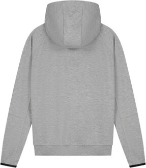 Malelions Sport counter half zip hoodie Grijs