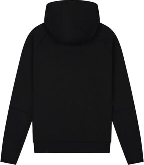 Malelions Sport counter half zip hoodie Zwart