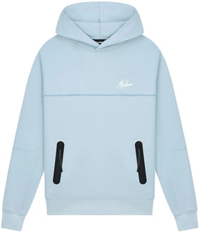 Malelions Sport counter hoodie Blauw - M