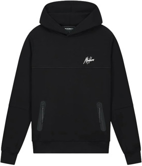Malelions Sport counter hoodie Zwart
