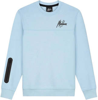 Malelions Sport counter sweater Blauw - 140