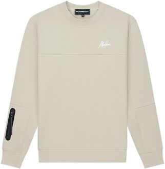 Malelions Sport Counter Sweater Heren beige - XL