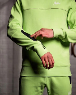 Malelions Sport counter sweater ms1-ss24-05-412 Groen - XS