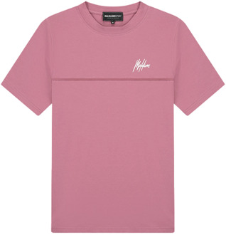 Malelions Sport counter t-shirt Roze
