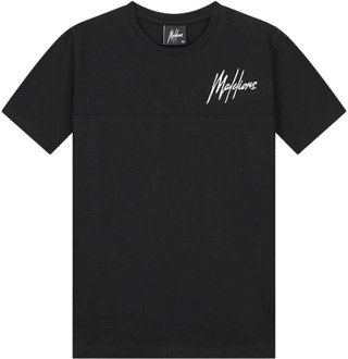 Malelions Sport counter t-shirt Zwart - 140