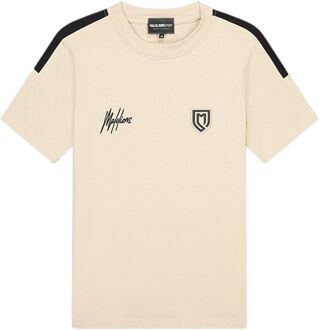 Malelions Sport Fielder Shirt Heren beige - zwart - L