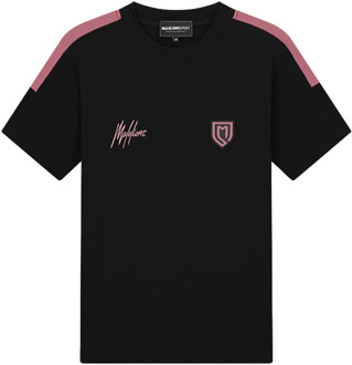 Malelions Sport fielder t-shirt Zwart