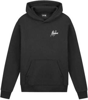 Malelions Sport Logo Hoodie MS1-AW23-25-900 Zwart-M maat M