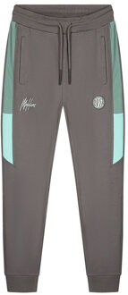 Malelions Sport Transfer Trackpants MS1-AW23-17-205 Grijs / Mint Groen maat