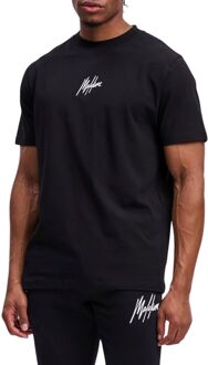 Malelions Striped Signature Shirt Heren zwart - XL