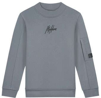 Malelions Sweater turtle - Donker grijs - Maat 152