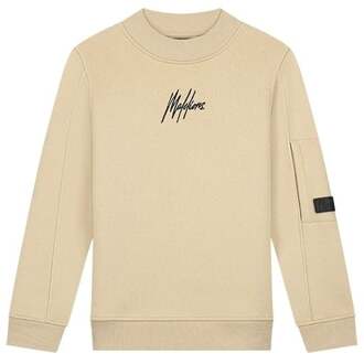 Malelions Sweater turtle - Licht bruin - Maat 164
