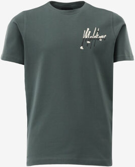 Malelions T-shirt GRAFFITI SPLIT T-SHIRT groen - 128/8J