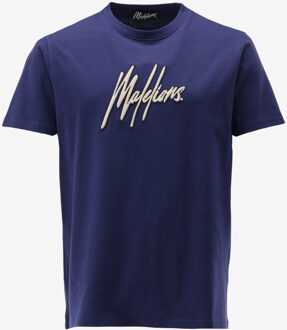 Malelions T-shirt Malelions Men Essentials T-Shi donker blauw - XS;S;M;L;XL;XXL