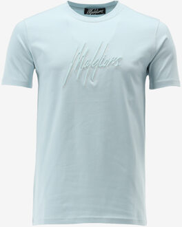 Malelions T-shirt MEN DUO ESSENTIALS licht blauw - M;L;XXL
