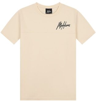 Malelions T-shirt sport counter - Beige - Maat 140
