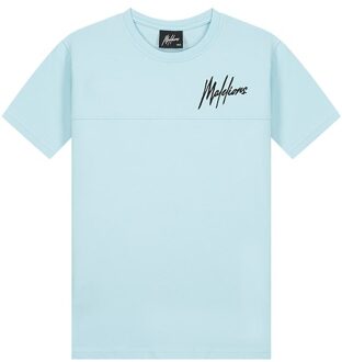 Malelions T-shirt sport counter - Licht blauw - Maat 140