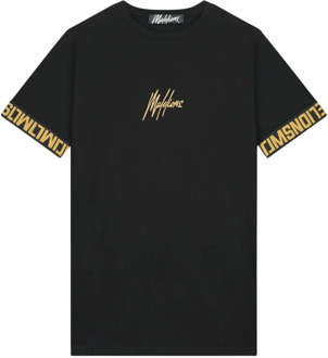 Malelions Venetian t-shirts zwart Herenlions , Black , Heren - Xl,L,M,S