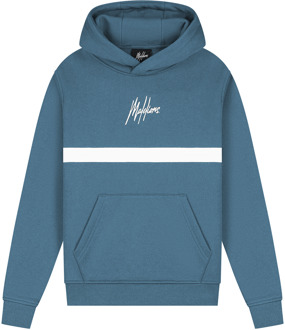 Malelions winter hoodie jongens - blauw - Tube - Maat 140