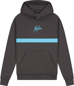 Malelions winter hoodie jongens - grijs blauw - Tube - Maat 116