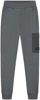 Malelions winter sweat broek jongens - grijs - nylon, zak - Maat 164
