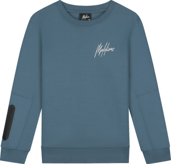 Malelions winter sweater jongens - teal blauw - Sport Counter - Maat 116