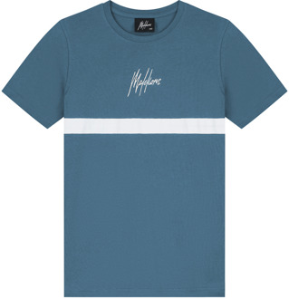 Malelions winter t-shirt jongens - blauw - Tube - Maat 116