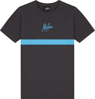 Malelions winter t-shirt jongens - grijs blauw - Tube - Maat 152