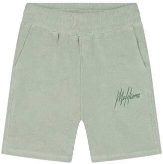Malelions Zomer short jongens - agave groen - Signature - towelling - Maat 164