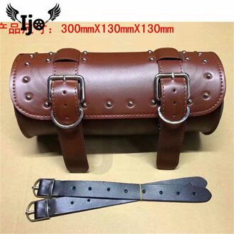 Maletas Moto Bag Pernera Moto Zadeltas Voor Vespa Harley Softail Sportster Mochila Moto S Sacoche Moto Tanktas Moto rcycle Tassen Bruin