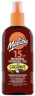 MALIBU Bruiningsolie Malibu Bronzing Tanning Oil Coconut SPF15 200 ml