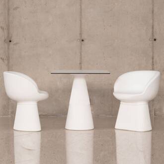 Mallorca LED fauteuil Solar + Akku wit