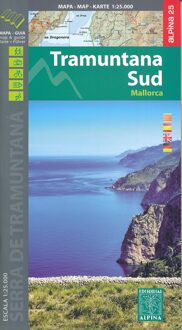 Mallorca -Tramuntana Sud map and hiking guide