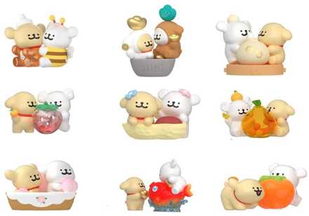 Maltese Blind Box Mini Figures Lucky Paws Series Display (8)