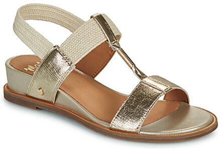 Mam'Zelle Sandalen met sleehak Mam'Zelle OBOLE" Goud - 36,37,38,39,40,41