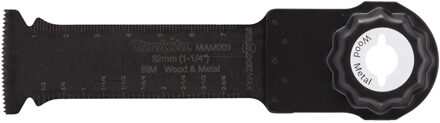 MAM001 Invalzaagblad 32x80mm hout&staal | 25 stuks - E-25878