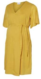 Mama Licious moederschap jurk MLSALLLY Nugget Nugget Gold - Geel - Gr.Positiekleding - Positiekleding
