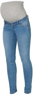 mama licious Zwangerschapsbroek MLLOLA lichtblauw denim - Blauw - Gr.27/32 - 27/32