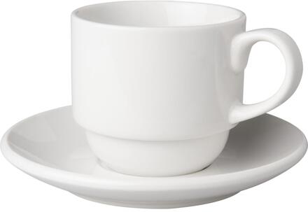 Mammoet Kop En Schotel Breed Budgetline (6x 20cl) Wit